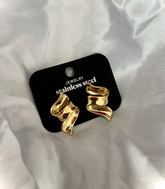 Boucles d'oreilles Nadia - Doré et argenté