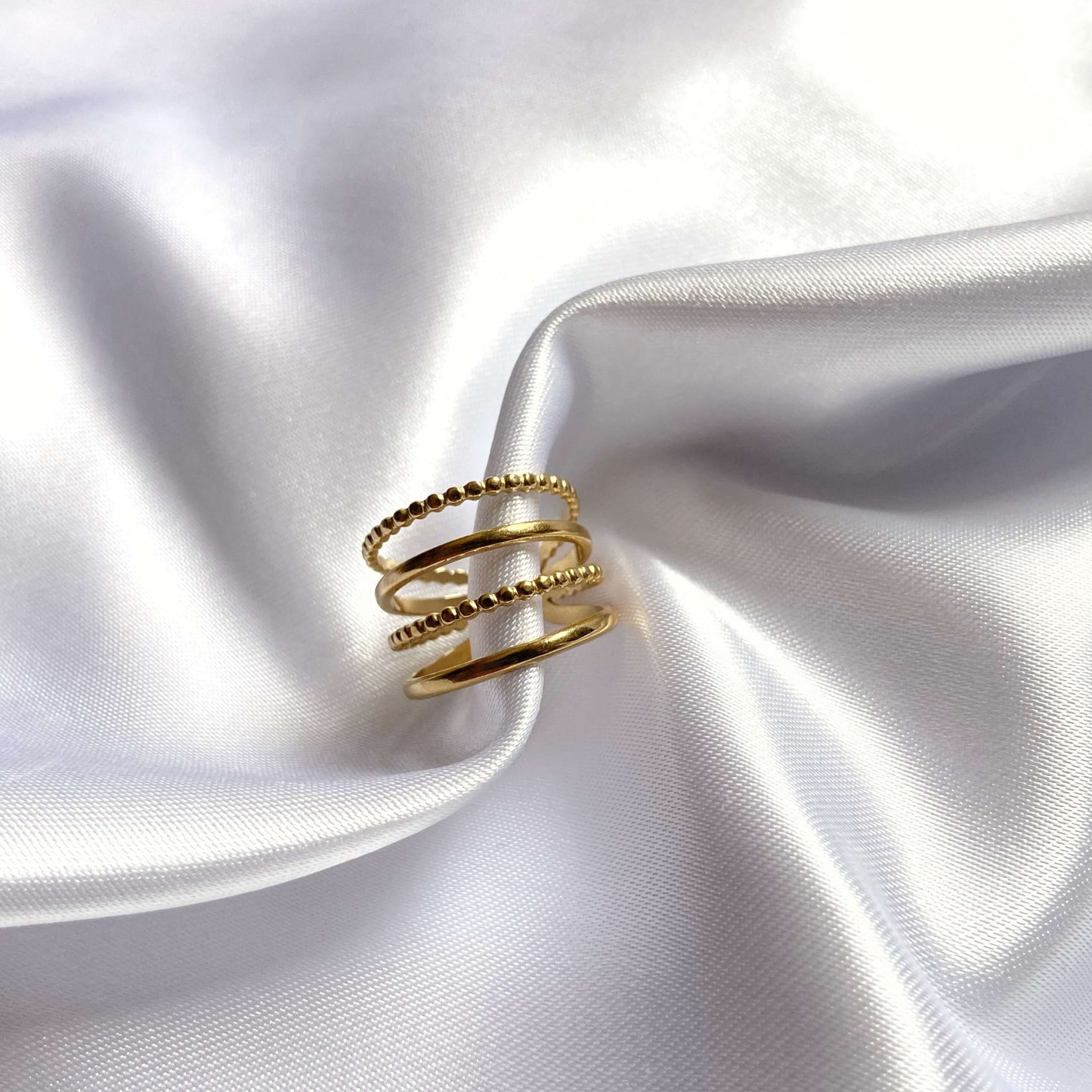 Bague Nessa - Gold et Silver