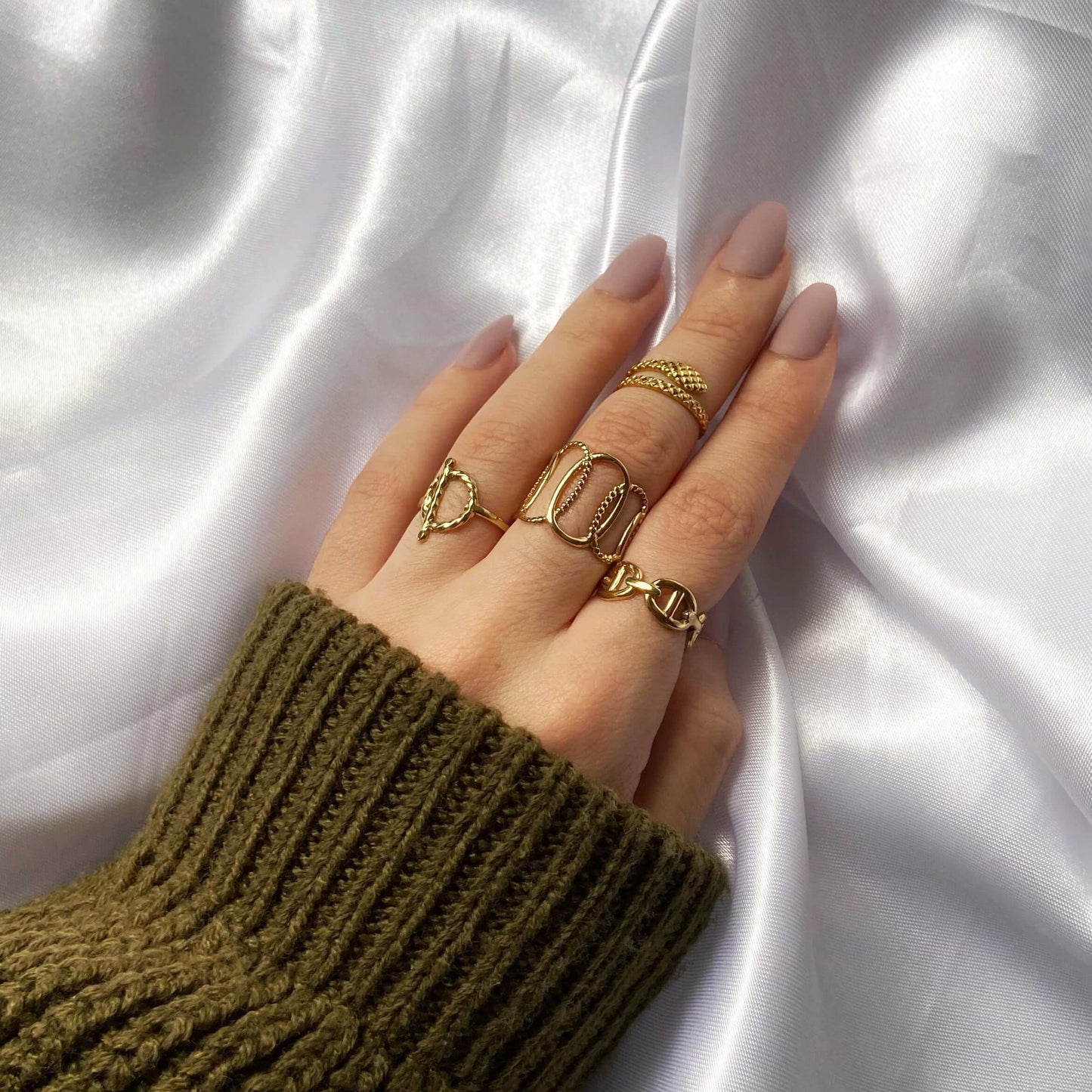 Bague Octavia - Doré et argenté