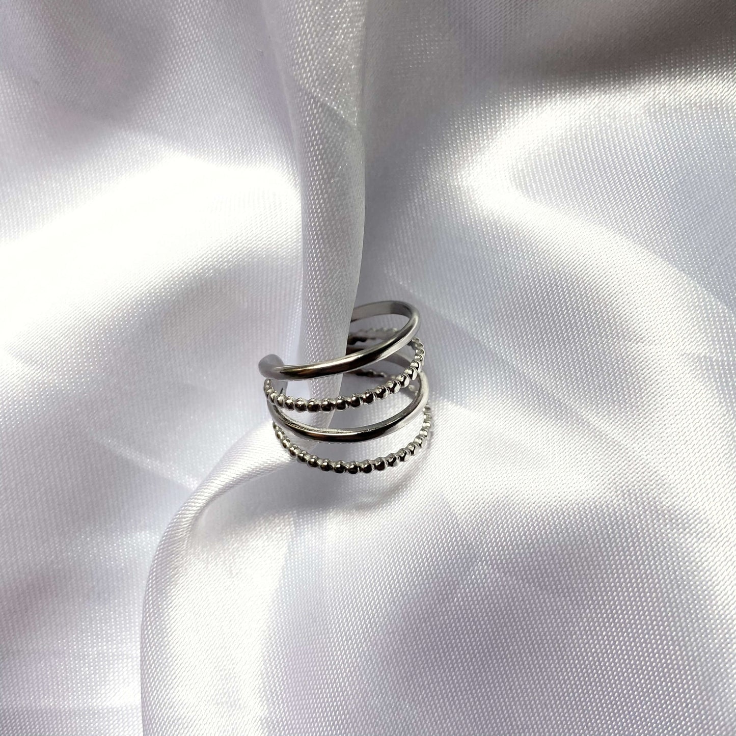 Bague Nessa - Gold et Silver