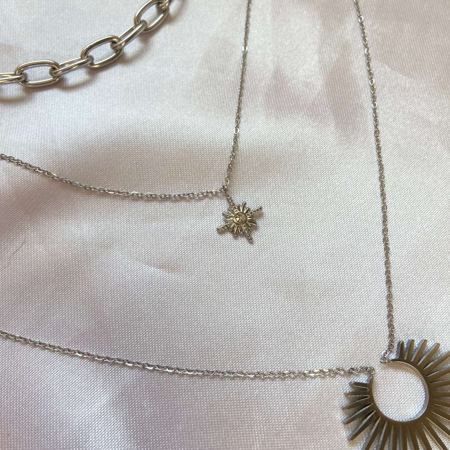 Collier Sautoir Louise - Gold et Silver