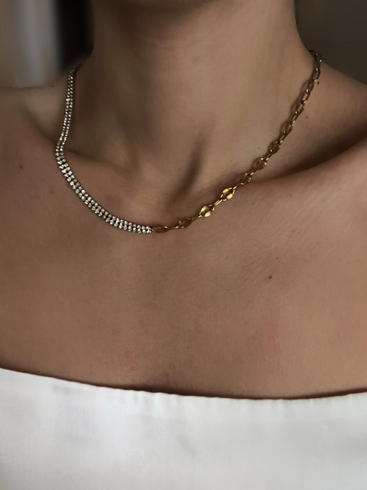 Collier Nicky Gold et Silver