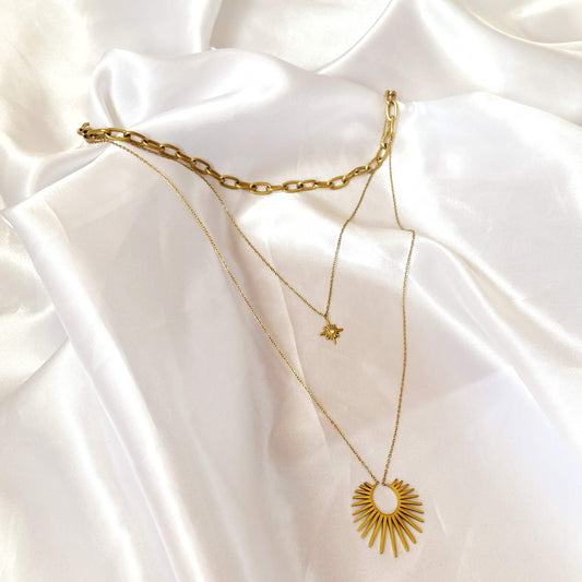 Collier Sautoir Louise - Gold et Silver