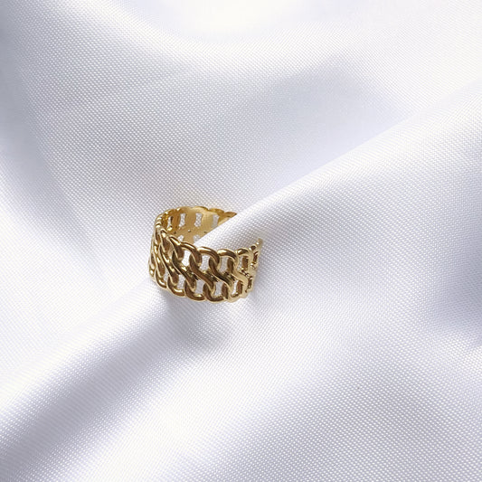 Bague Lady - Doré et argenté