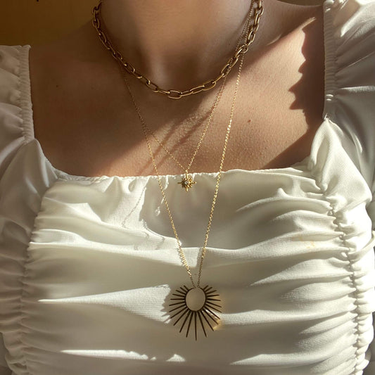 Collier Sautoir Louise - Gold et Silver